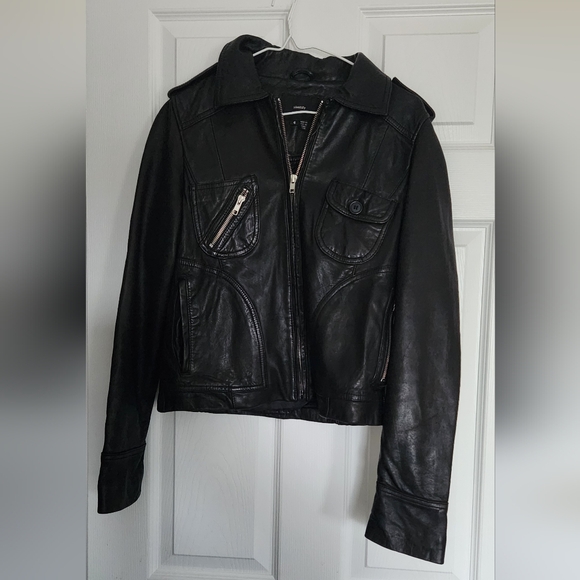 Identity leather jacket - Picture 4 of 5